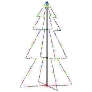 Bowery Hill Christmas Cone Tree Metal Medium Decorative Inlays