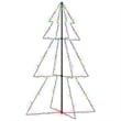 Bowery Hill Christmas Cone Tree Metal Medium Decorative Inlays