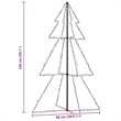 Bowery Hill Christmas Cone Tree Metal Medium Decorative Inlays