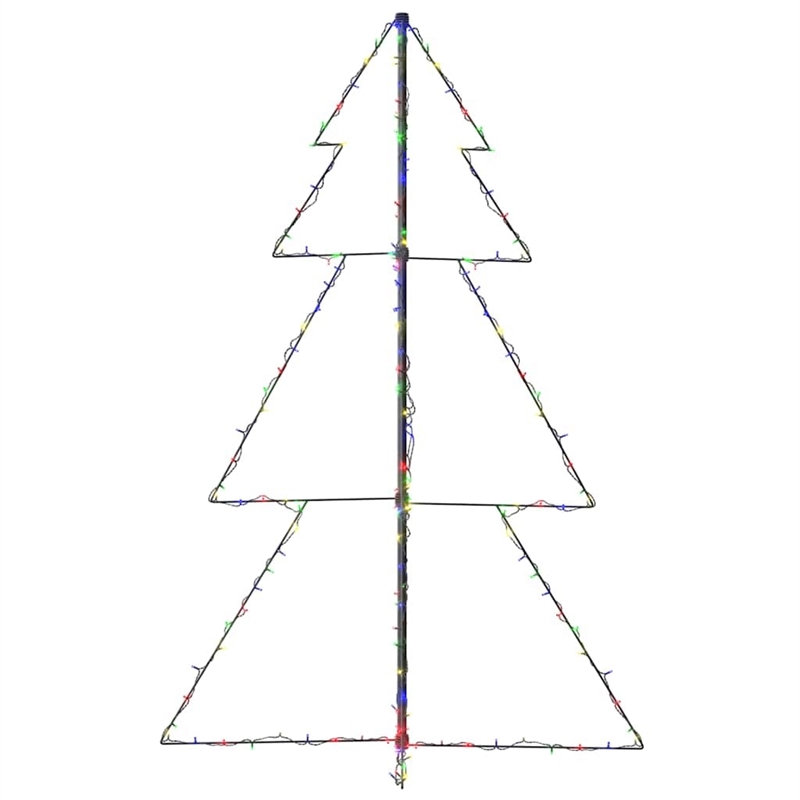 Bowery Hill Christmas Cone Tree Metal Medium Decorative Inlays