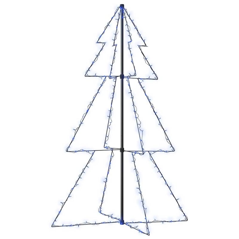 Bowery Hill Christmas Cone Tree 200 LEDs Indoor and Outdoor 3x5 ft