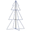 Bowery Hill Christmas Cone Tree 200 LEDs Indoor and Outdoor 3x5 ft