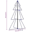 Bowery Hill Christmas Cone Tree 160 LEDs Indoor and Outdoor 3x4 ft