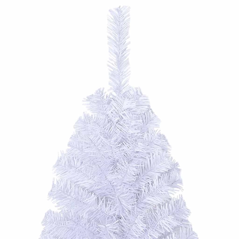 Bowery Hill Artificial Christmas Tree White PVC Medium Adjustable Armrests