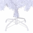 Bowery Hill Artificial Christmas Tree White PVC Medium Adjustable Armrests