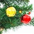 Bowery Hill Christmas Tree Green PVC Small Christmas Tree Cone-shaped