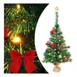 Bowery Hill Christmas Tree Green PVC Small Christmas Tree Cone-shaped