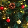 Bowery Hill Artificial Pre-lit Christmas Tree with Baubles Green 5 ft