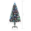 Bowery Hill Artificial Christmas Tree Green Fiberglass 47.2