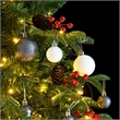 Bowery Hill Artificial Hinged Christmas Tree Green PVC 82.7