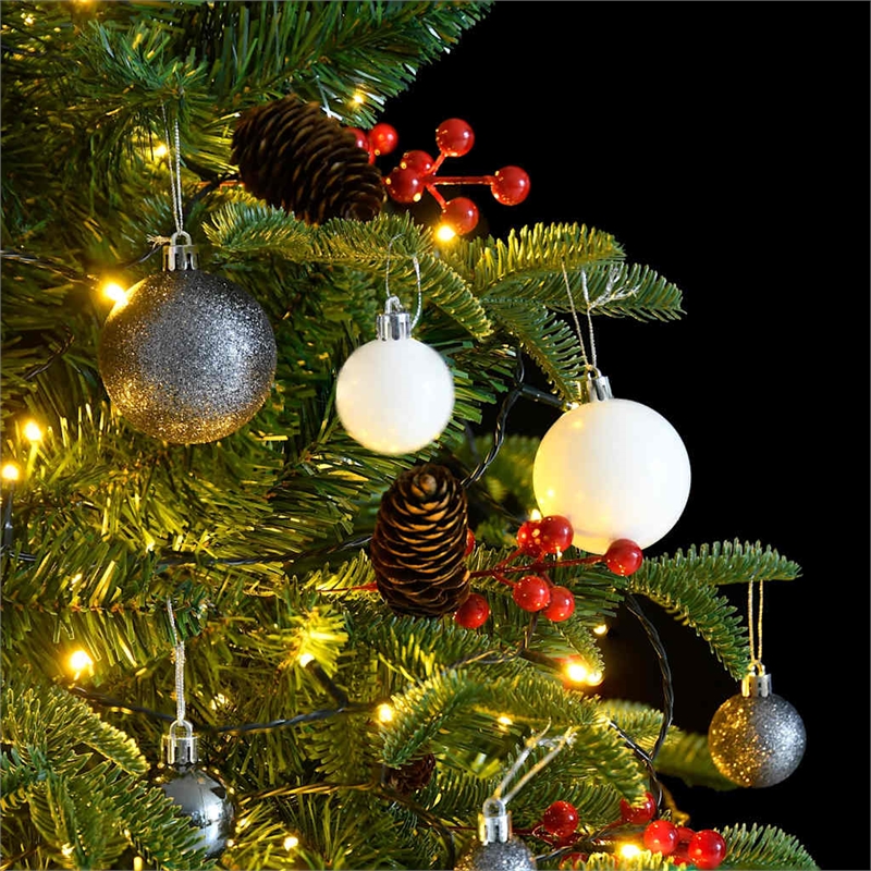 Bowery Hill Artificial Hinged Christmas Tree Green PVC 70.9