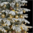 Bowery Hill Artificial Hinged Christmas Tree 300 LEDs and Ball Set 70.9