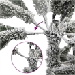 Bowery Hill Artificial Hinged Christmas Tree 300 LEDs and Ball Set 70.9