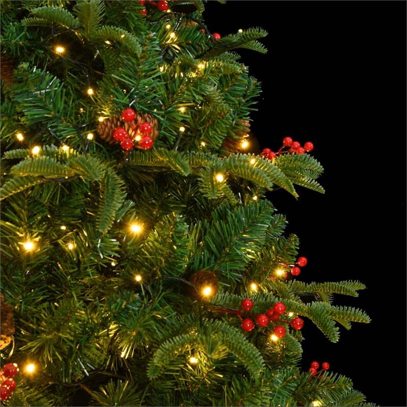 Bowery Hill Contemporary Decorative Artificial Hinged Christmas Tree