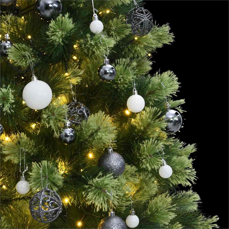 Bowery Hill Artificial Hinged Christmas Tree Green PVC 82.7