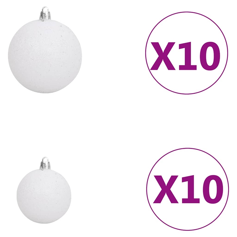 Bowery Hill Artificial Hinged Christmas Tree Green PVC 82.7