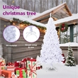 Bowery Hill Artificial Christmas Tree White PVC and Steel 82.7