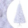Bowery Hill Contemporary Artificial Christmas Tree White PVC Steel 59.1