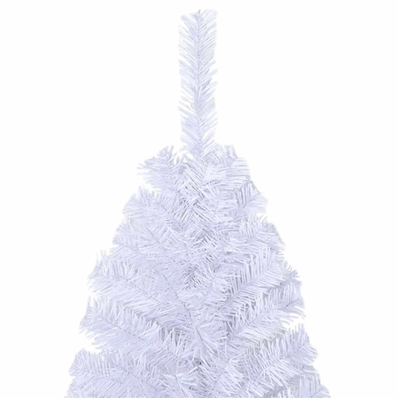 Bowery Hill Contemporary Artificial Christmas Tree White PVC Steel 59.1
