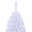 Bowery Hill Contemporary Artificial Christmas Tree White PVC Steel 59.1
