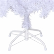 Bowery Hill Contemporary Artificial Christmas Tree White PVC Steel 59.1
