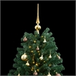 Bowery Hill Artificial Hinged Christmas Tree 300 LEDs and Ball Set 70.9