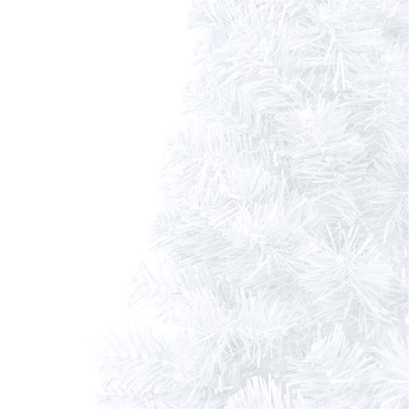 Bowery Hill Artificial Half Pre-lit Christmas Tree with Ball Set White 82.7