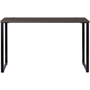 Bowery Hill 30&quotx60&quot Standing Open Metal Desk Commercial/Home Office Black/Pewter