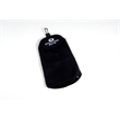 Bowery Hill Premium Microfiber Spotless Swing Golf Towel in Black