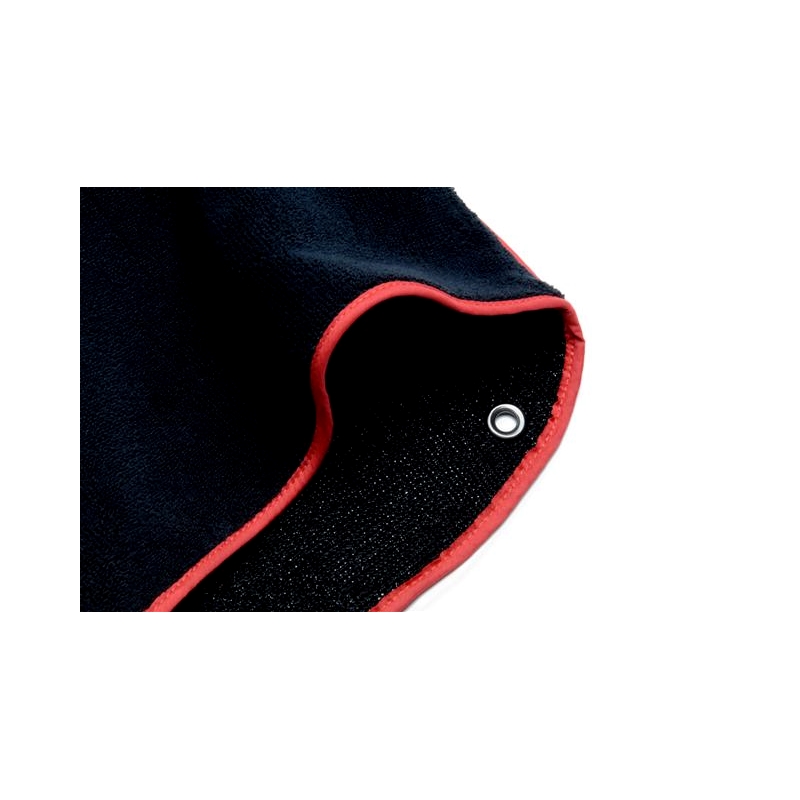 Bowery Hill Premium Microfiber Spotless Swing Golf Towel in Black