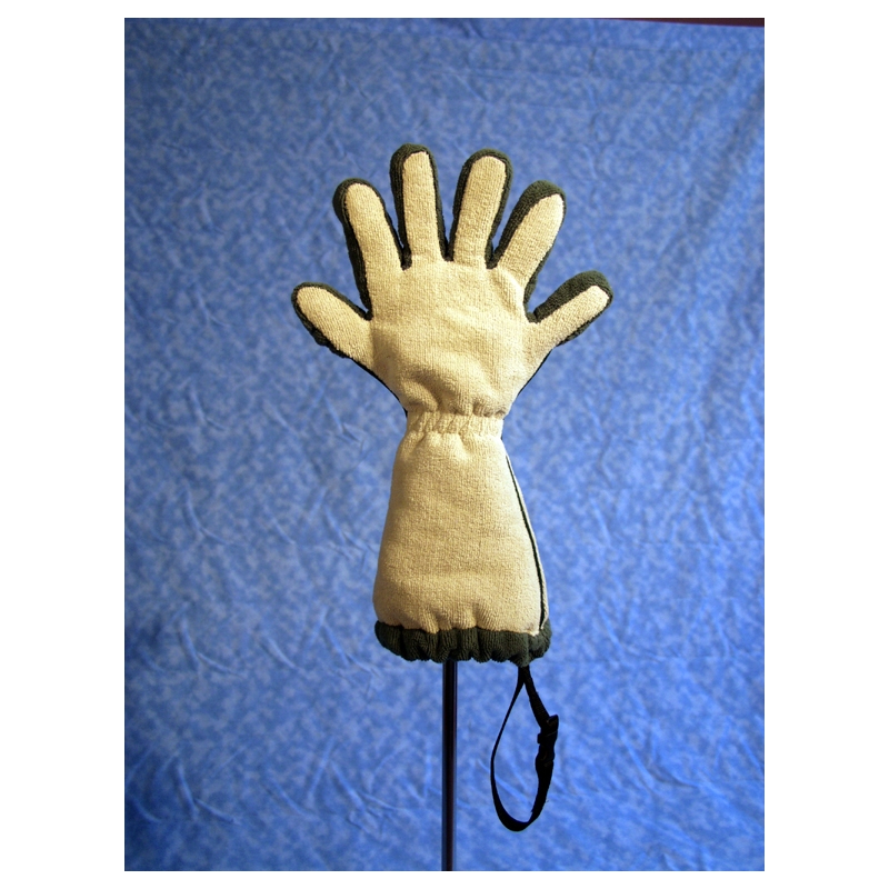 Bowery Hill Premium Microfiber Spotless Paw Dog Cleaning Glove in White