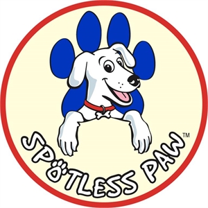 Bowery Hill Premium Microfiber Spotless Paw Dog Cleaning Glove in White