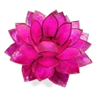 Bowery Hill Handcrafted Moonshadow Capiz Shell Tea Light Holder in Pink