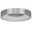 Bowery Hill Modern Aluminum 11-inch LED Outdoor Flush Mount in Silver