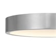 Bowery Hill Modern Aluminum 11-inch LED Outdoor Flush Mount in Silver