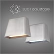 Bowery Hill Modern 5.5-inch Brushed Aluminum LED Outdoor Wall Light