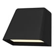 Bowery Hill Modern 5.5-inch Aluminum LED Outdoor Wall Light in Black