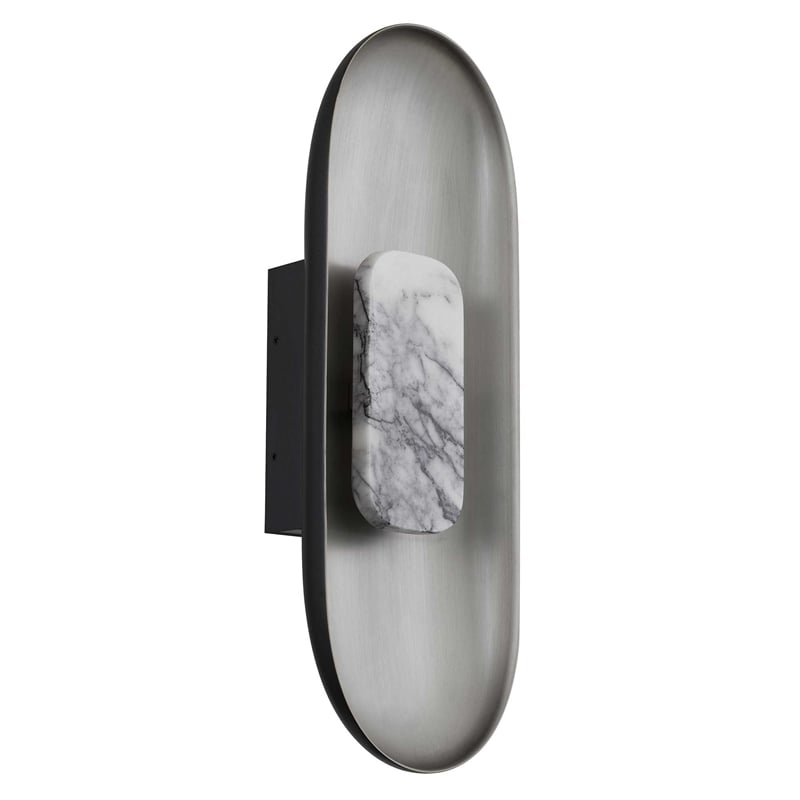 Bowery Hill Modern 20-inch Aluminum LED Outdoor Wall Light in Black