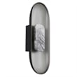 Bowery Hill Modern 20-inch Aluminum LED Outdoor Wall Light in Black