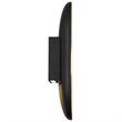 Bowery Hill Modern 20-inch Aluminum LED Outdoor Wall Light in Black