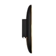 Bowery Hill Modern 20-inch Aluminum LED Outdoor Wall Light in Black
