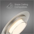 Bowery Hill Modern Round 16-inch Brushed Stainless Steel LED Outdoor Flush Mount