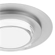 Bowery Hill Modern Round 16-inch Brushed Stainless Steel LED Outdoor Flush Mount