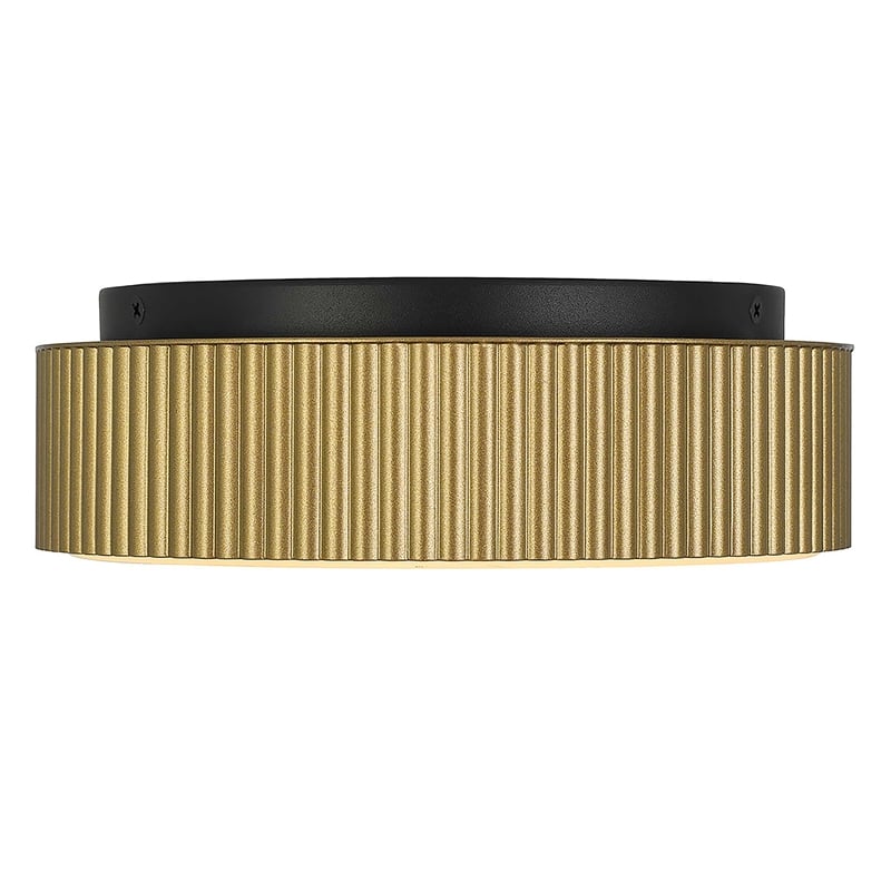 Bowery Hill Modern Aluminum Black 9-inch LED Outdoor Flush Mount