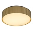 Bowery Hill Modern Aluminum Black 9-inch LED Outdoor Flush Mount