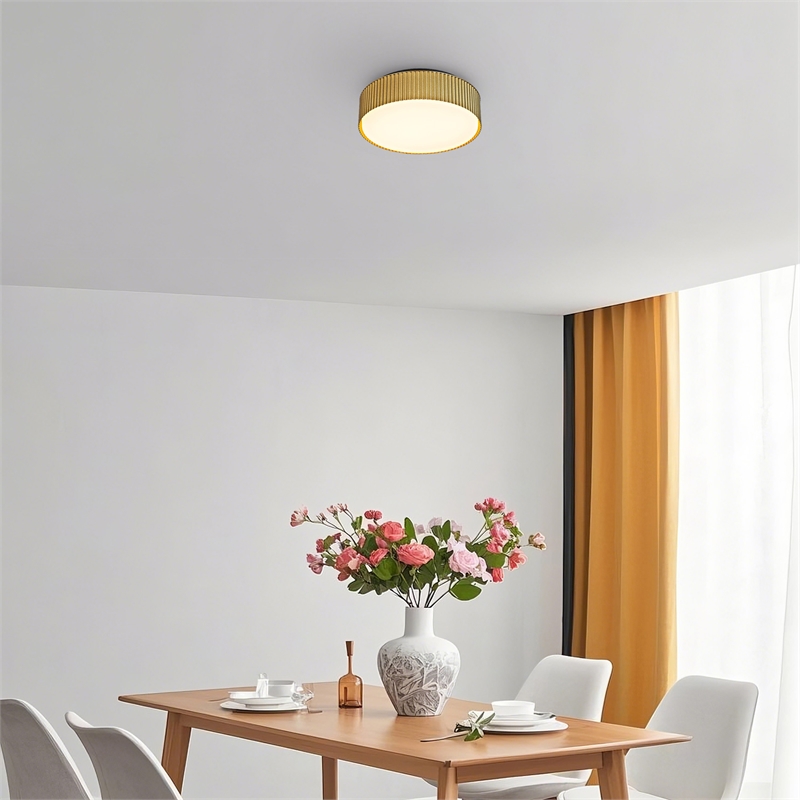 Bowery Hill Modern Aluminum Black 9-inch LED Outdoor Flush Mount