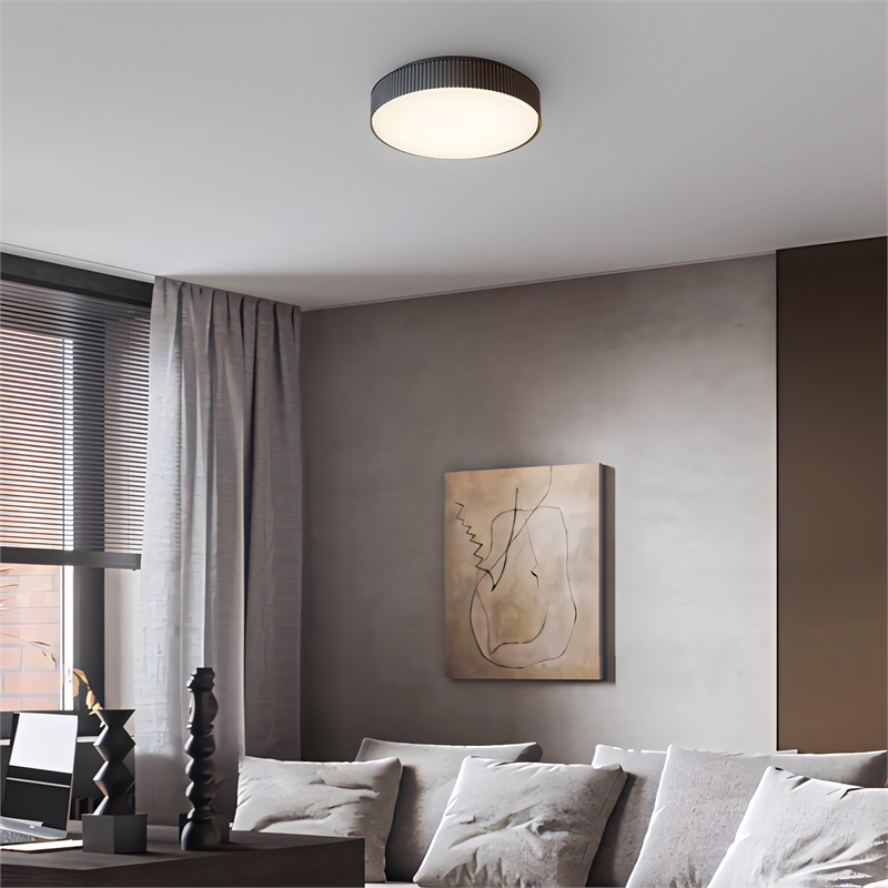 Bowery Hill Modern Aluminum Black 13-inch LED Outdoor Flush Mount