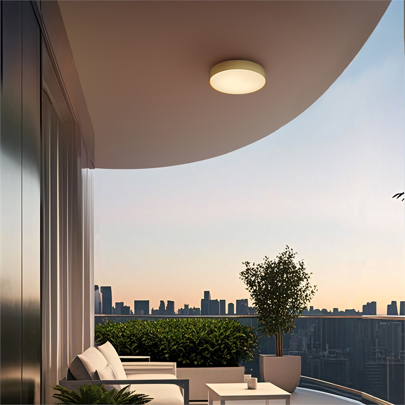 Bowery Hill Modern Aluminum Black 13-inch LED Outdoor Flush Mount