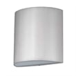 Bowery Hill Modern Aluminum LED Outdoor Wall Light in Silver