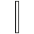 Bowery Hill Modern 32-inch Aluminum LED Outdoor Wall Light Black